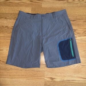 Vineyard Vines Breaker Shorts Mens Size 35 Purple Golf Performance Chino Stretch